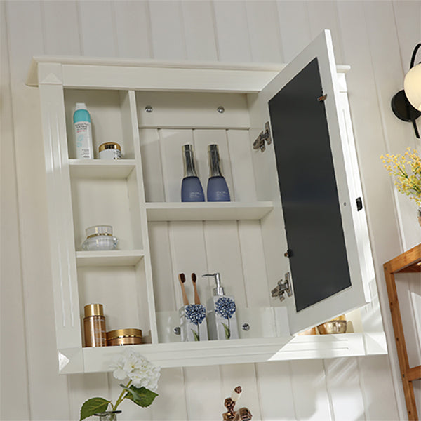 2 Doors Vanity Wood Frame Mirror Freestanding Oval Single Sink Drawers Bath Vanity Clearhalo 'Bathroom Remodel & Bathroom Fixtures' 'Bathroom Vanities' 'bathroom_vanities' 'Home Improvement' 'home_improvement' 'home_improvement_bathroom_vanities' 7199176