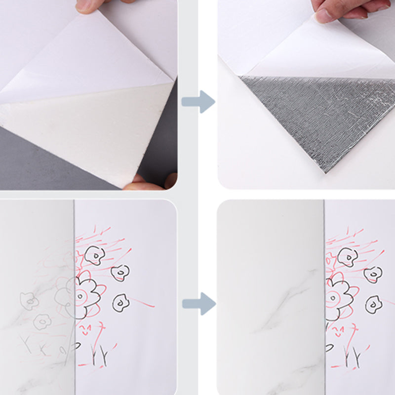 PVC Peel and Stick Backsplash Wall Tile Rectangular Waterproof Single Tile Wallpaper Clearhalo 'Flooring 'Home Improvement' 'home_improvement' 'home_improvement_peel_stick_blacksplash' 'Peel & Stick Backsplash Tile' 'peel_stick_blacksplash' 'Walls & Ceilings' Walls and Ceiling' 7199191