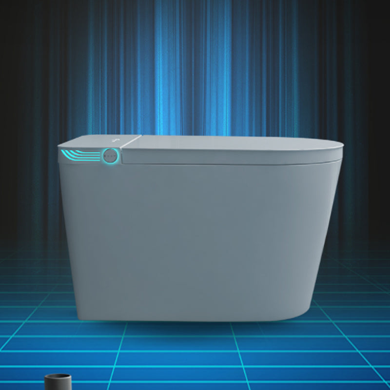 One Piece Toilet Modern Flush Toilet Floor Mounted Siphon Jet ABS Toilet Bowl Clearhalo 'Bathroom Remodel & Bathroom Fixtures' 'Home Improvement' 'home_improvement' 'home_improvement_toilets' 'Toilets & Bidets' 'Toilets' 7204299