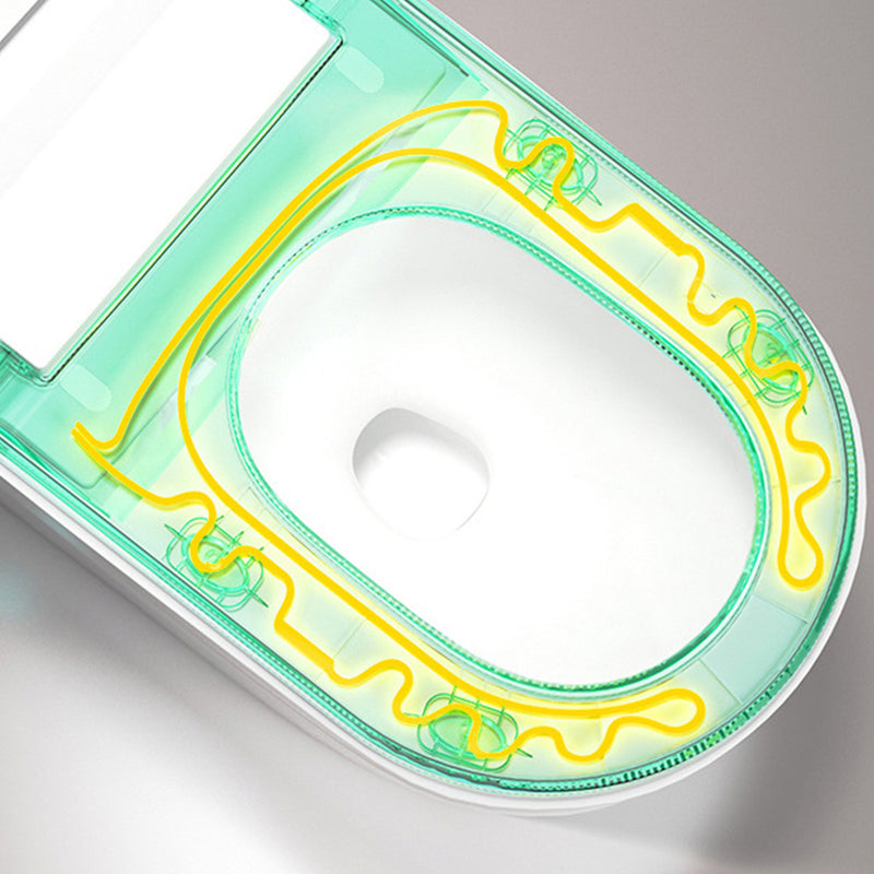 One Piece Toilet Modern Flush Toilet Floor Mounted Siphon Jet ABS Toilet Bowl Clearhalo 'Bathroom Remodel & Bathroom Fixtures' 'Home Improvement' 'home_improvement' 'home_improvement_toilets' 'Toilets & Bidets' 'Toilets' 7204301