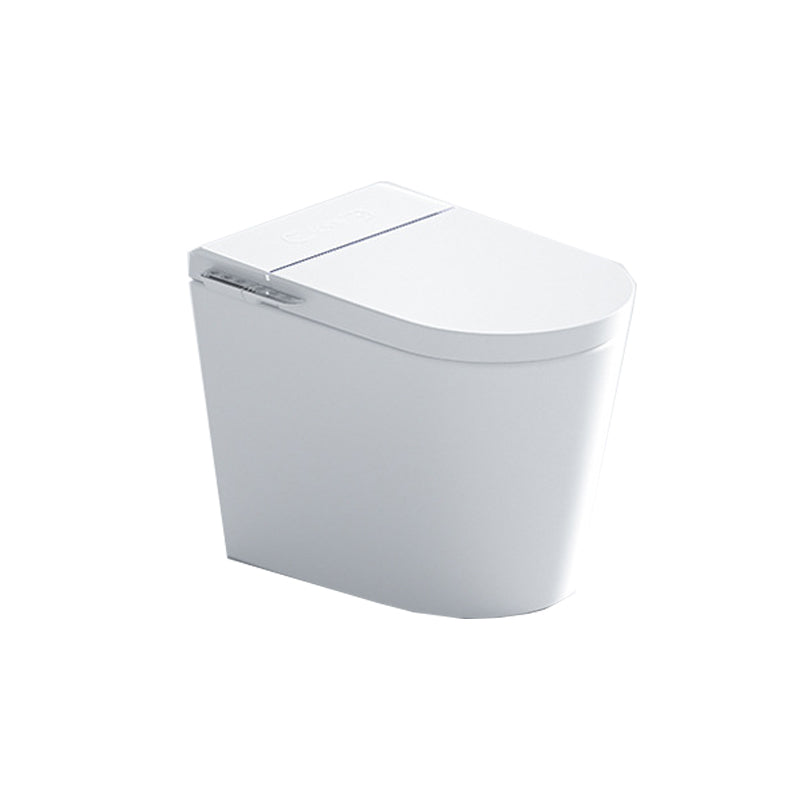 One Piece Toilet Modern Flush Toilet Floor Mounted Siphon Jet ABS Urine Toilet White Foot Touch Flush ( Standard) Clearhalo 'Bathroom Remodel & Bathroom Fixtures' 'Home Improvement' 'home_improvement' 'home_improvement_toilets' 'Toilets & Bidets' 'Toilets' 7204319