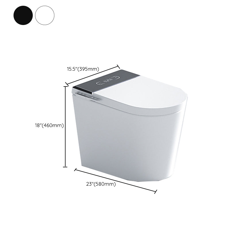 One Piece Toilet Modern Flush Toilet Floor Mounted Siphon Jet ABS Urine Toilet Clearhalo 'Bathroom Remodel & Bathroom Fixtures' 'Home Improvement' 'home_improvement' 'home_improvement_toilets' 'Toilets & Bidets' 'Toilets' 7204334