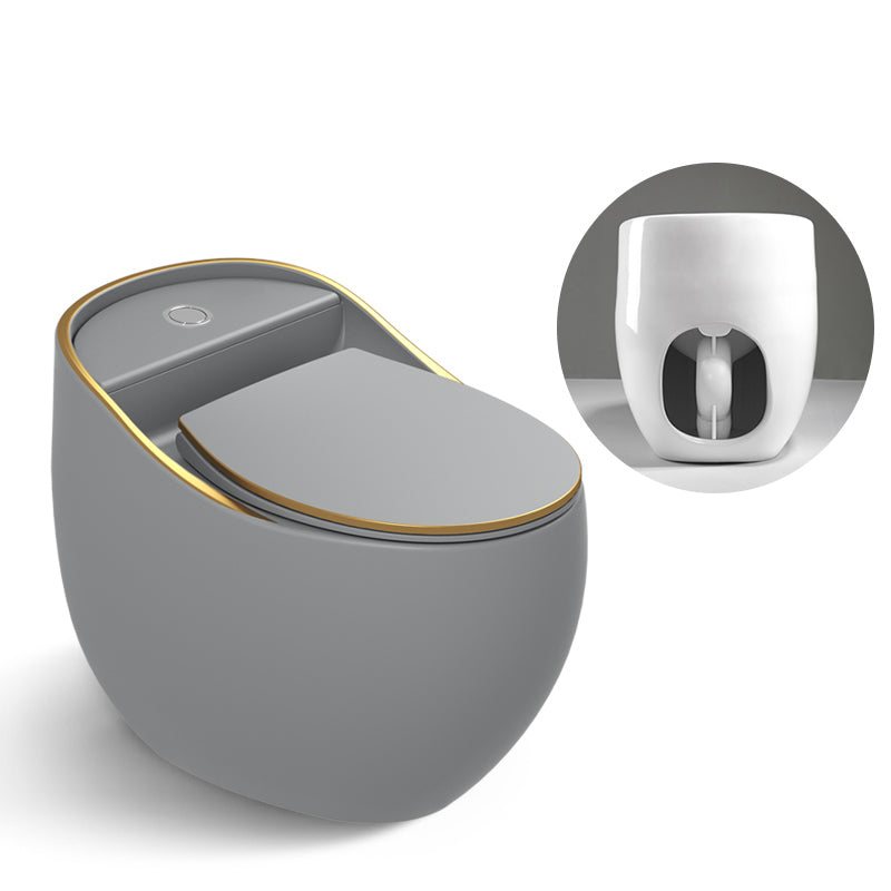 Modern Siphon Jet Flush Toilet One Piece Urine Toilet for Bathroom Grey Gold Clearhalo 'Bathroom Remodel & Bathroom Fixtures' 'Home Improvement' 'home_improvement' 'home_improvement_toilets' 'Toilets & Bidets' 'Toilets' 7204361