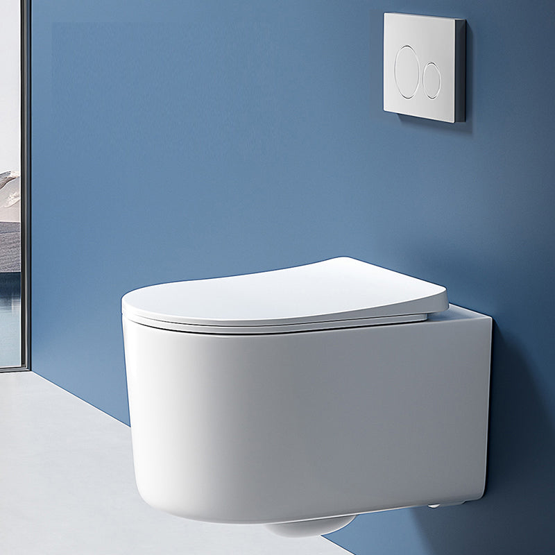 Modern Wall Mounted Flush Toilet White Urine Toilet with Seat for Bathroom Clearhalo 'Bathroom Remodel & Bathroom Fixtures' 'Home Improvement' 'home_improvement' 'home_improvement_toilets' 'Toilets & Bidets' 'Toilets' 7204374