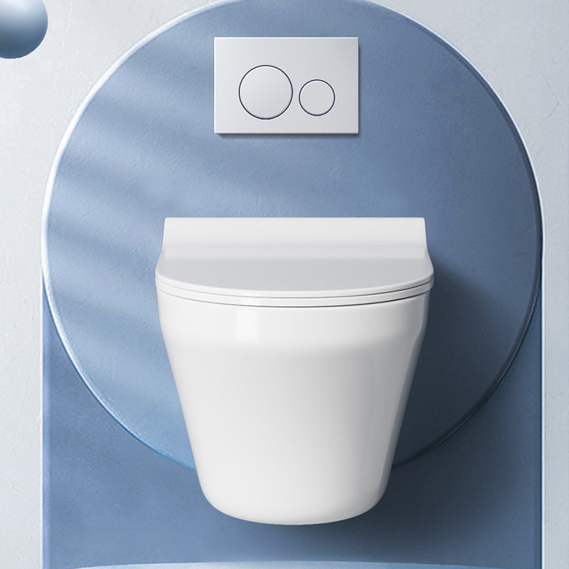 Modern Wall Mounted Flush Toilet White Urine Toilet with Seat for Bathroom Clearhalo 'Bathroom Remodel & Bathroom Fixtures' 'Home Improvement' 'home_improvement' 'home_improvement_toilets' 'Toilets & Bidets' 'Toilets' 7204376
