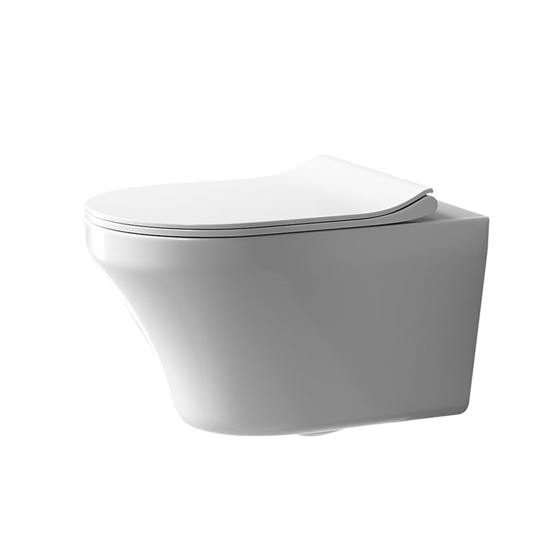 Modern Wall Mounted Flush Toilet White Urine Toilet with Seat for Bathroom Clearhalo 'Bathroom Remodel & Bathroom Fixtures' 'Home Improvement' 'home_improvement' 'home_improvement_toilets' 'Toilets & Bidets' 'Toilets' 7204378