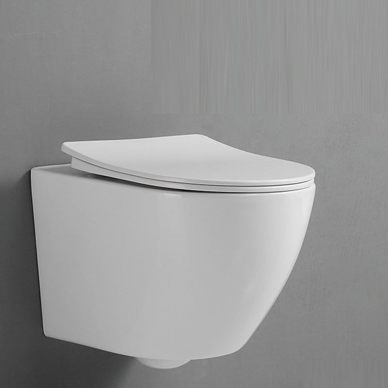 Modern Toilet Wall Mount One Piece Toilet Porcelain Urine Toilet Clearhalo 'Bathroom Remodel & Bathroom Fixtures' 'Home Improvement' 'home_improvement' 'home_improvement_toilets' 'Toilets & Bidets' 'Toilets' 7204390