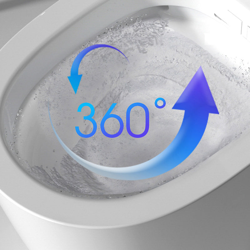 One Piece Toilet ABS Modern Toilet Floor Mounted Siphon Jet Toilet Bowl Clearhalo 'Bathroom Remodel & Bathroom Fixtures' 'Home Improvement' 'home_improvement' 'home_improvement_toilets' 'Toilets & Bidets' 'Toilets' 7204456