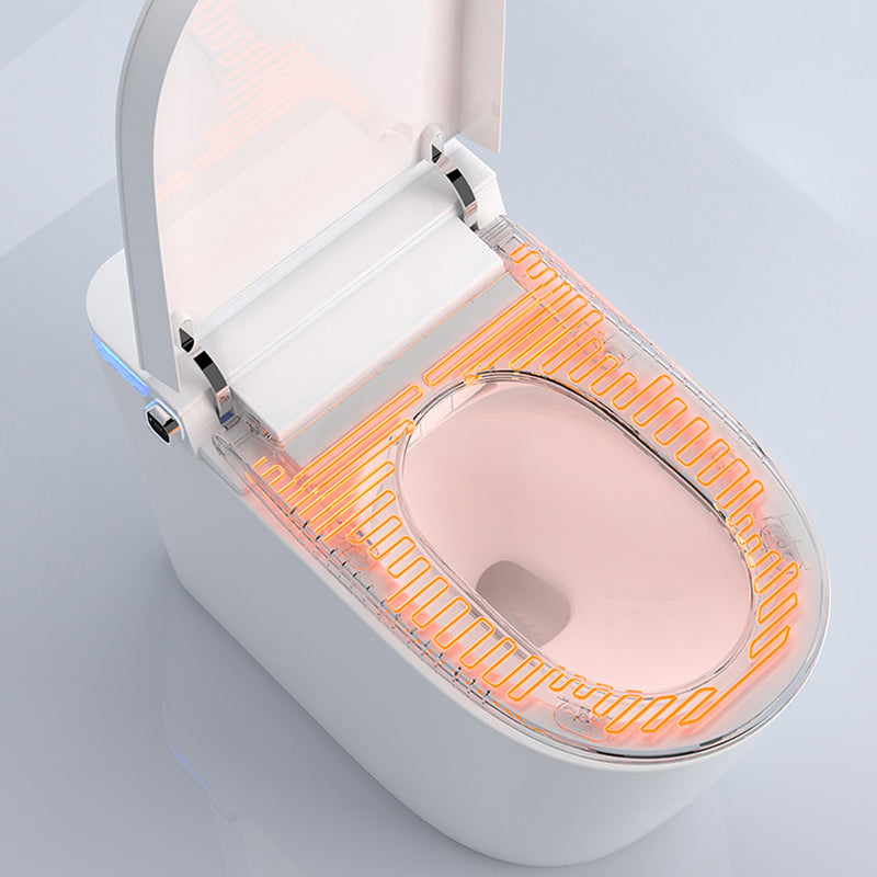 One Piece Toilet ABS Modern Toilet Floor Mounted Siphon Jet Toilet Bowl Clearhalo 'Bathroom Remodel & Bathroom Fixtures' 'Home Improvement' 'home_improvement' 'home_improvement_toilets' 'Toilets & Bidets' 'Toilets' 7204458