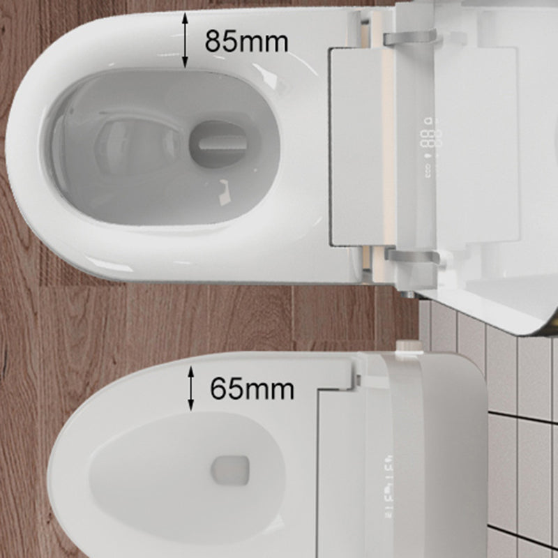 Vitreous China Floor Standing Bidet Dryer Elongated Floor Mount Bidet Clearhalo 'Bathroom Remodel & Bathroom Fixtures' 'Bidets' 'Home Improvement' 'home_improvement' 'home_improvement_bidets' 'Toilets & Bidets' 7204470