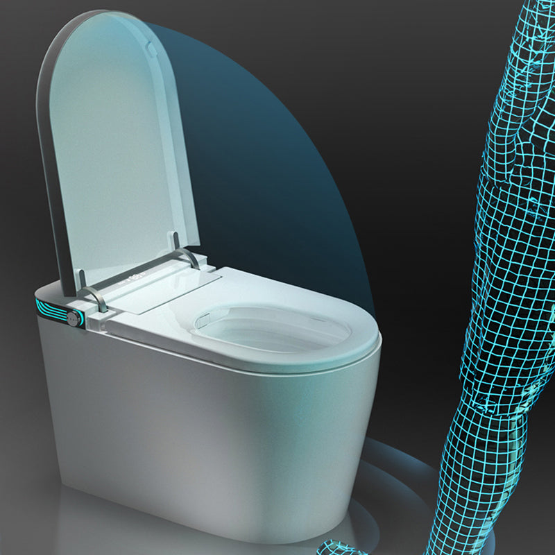 Vitreous China Floor Standing Bidet Dryer Elongated Floor Mount Bidet Clearhalo 'Bathroom Remodel & Bathroom Fixtures' 'Bidets' 'Home Improvement' 'home_improvement' 'home_improvement_bidets' 'Toilets & Bidets' 7204472