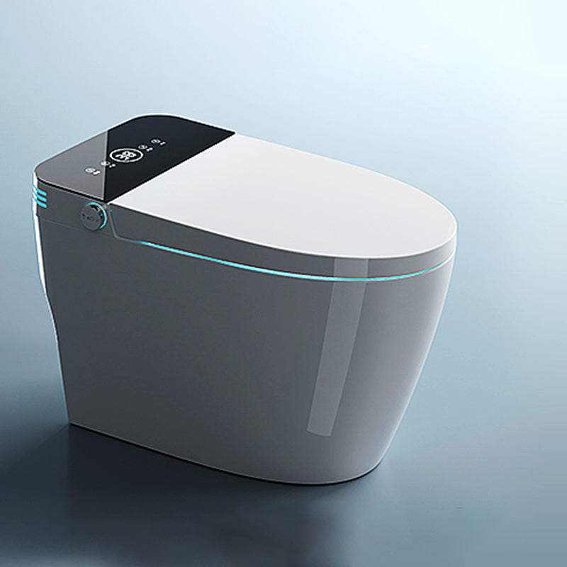 Minimalist White Floor Standing Bidet with Heated Seat and Remote Control Included Beige Clearhalo 'Bathroom Remodel & Bathroom Fixtures' 'Bidets' 'Home Improvement' 'home_improvement' 'home_improvement_bidets' 'Toilets & Bidets' 7204481