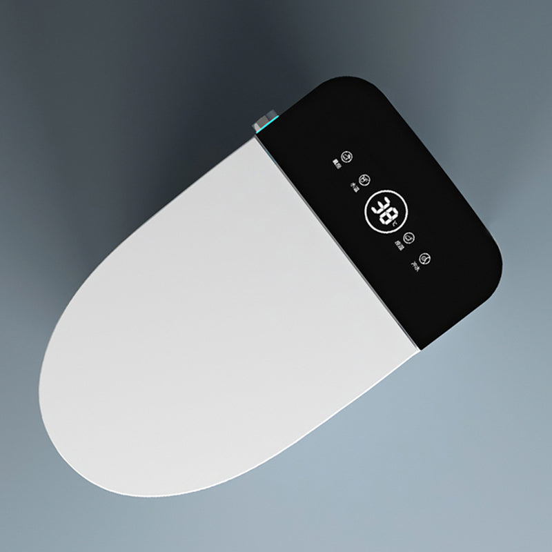 Minimalist White Floor Standing Bidet with Heated Seat and Remote Control Included Clearhalo 'Bathroom Remodel & Bathroom Fixtures' 'Bidets' 'Home Improvement' 'home_improvement' 'home_improvement_bidets' 'Toilets & Bidets' 7204486