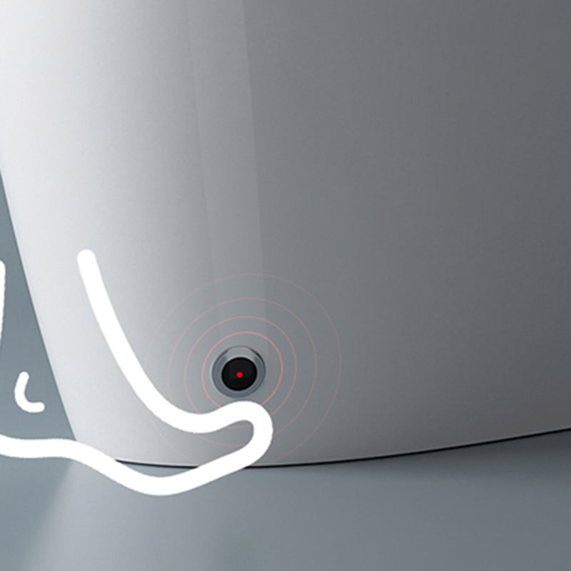 Minimalist White Floor Standing Bidet with Heated Seat and Remote Control Included Clearhalo 'Bathroom Remodel & Bathroom Fixtures' 'Bidets' 'Home Improvement' 'home_improvement' 'home_improvement_bidets' 'Toilets & Bidets' 7204492