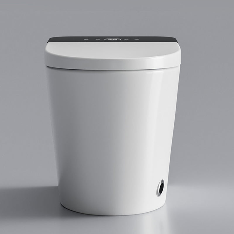 Minimalist White Floor Standing Bidet with Heated Seat and Remote Control Included Clearhalo 'Bathroom Remodel & Bathroom Fixtures' 'Bidets' 'Home Improvement' 'home_improvement' 'home_improvement_bidets' 'Toilets & Bidets' 7204496