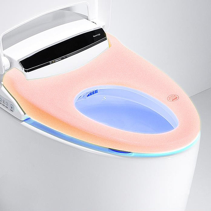 Contemporary White Floor Standing Bidet with Heated Seat and Remote Control Included Clearhalo 'Bathroom Remodel & Bathroom Fixtures' 'Bidets' 'Home Improvement' 'home_improvement' 'home_improvement_bidets' 'Toilets & Bidets' 7204509
