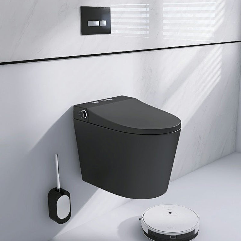 Elongated Wall Mounted Bidet Deodorizing Smart Bidet with Heated Seat Clearhalo 'Bathroom Remodel & Bathroom Fixtures' 'Bidets' 'Home Improvement' 'home_improvement' 'home_improvement_bidets' 'Toilets & Bidets' 7204535