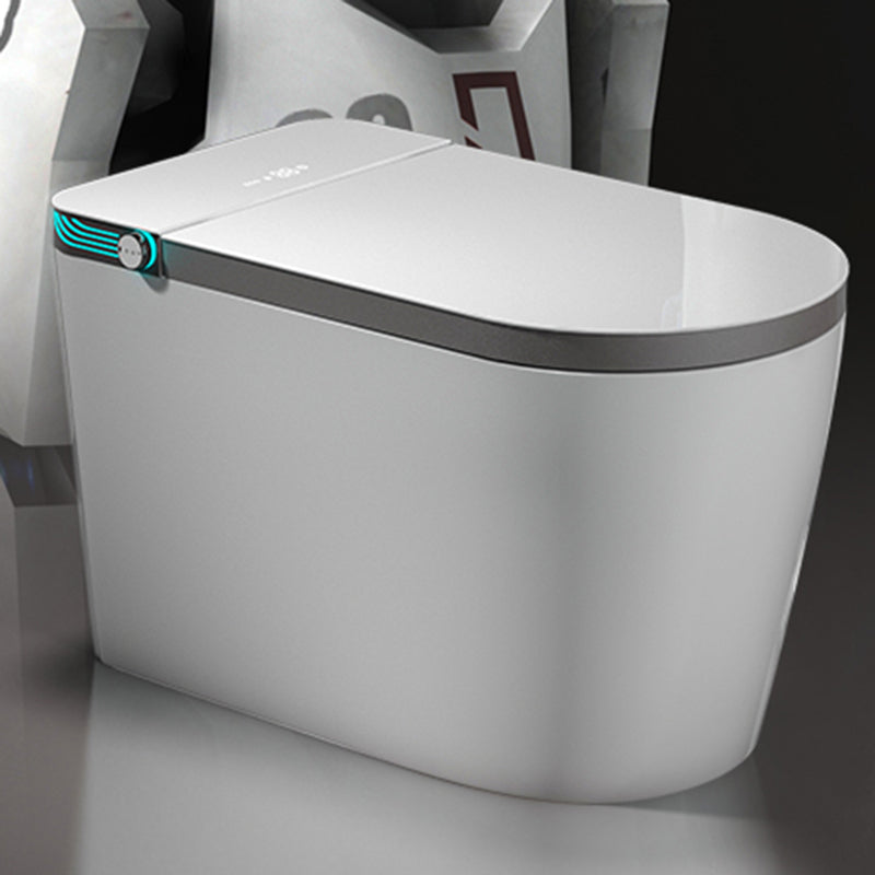 All-In-One Smart Toilet White Elongated Floor Standing Bidet with Heated Seat Clearhalo 'Bathroom Remodel & Bathroom Fixtures' 'Bidets' 'Home Improvement' 'home_improvement' 'home_improvement_bidets' 'Toilets & Bidets' 7204569