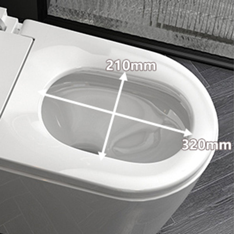 All-In-One Smart Toilet White Elongated Floor Standing Bidet with Heated Seat Clearhalo 'Bathroom Remodel & Bathroom Fixtures' 'Bidets' 'Home Improvement' 'home_improvement' 'home_improvement_bidets' 'Toilets & Bidets' 7204577