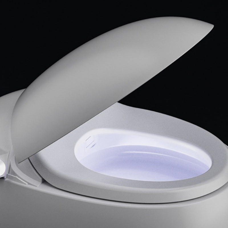 Elongated Floor Mount Bidet Egg Shaped Antimicrobial Smart Bidet Clearhalo 'Bathroom Remodel & Bathroom Fixtures' 'Bidets' 'Home Improvement' 'home_improvement' 'home_improvement_bidets' 'Toilets & Bidets' 7204593