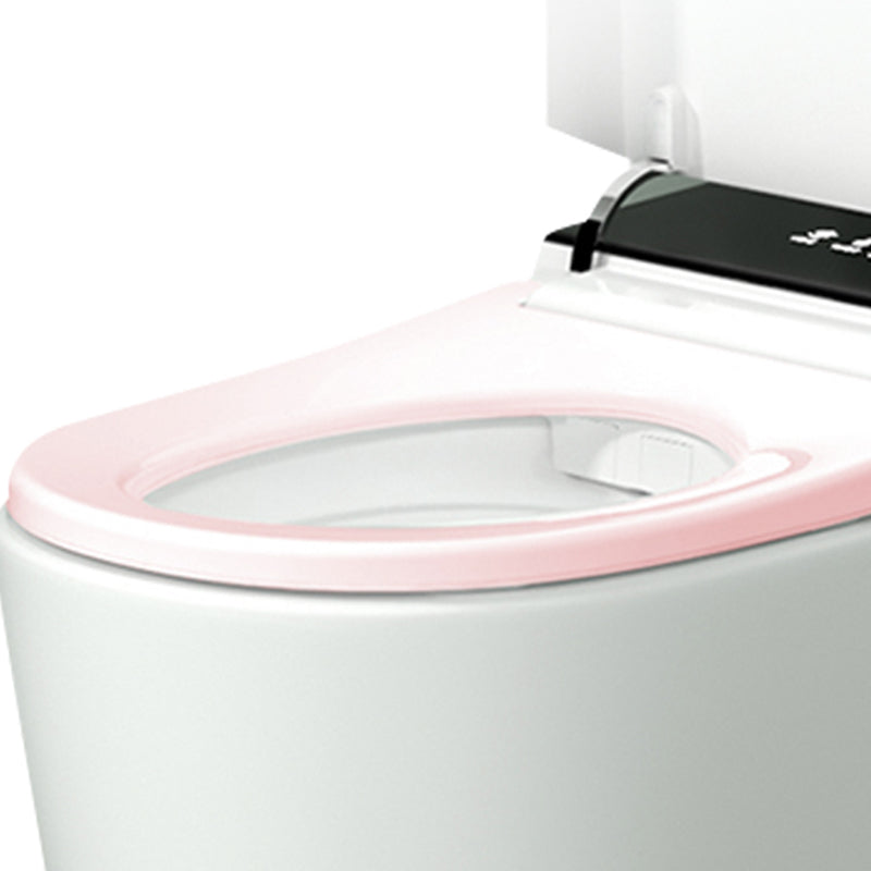 Elongated Smart Toilet White Floor Standing Bidet with Heated Seat and Tank Clearhalo 'Bathroom Remodel & Bathroom Fixtures' 'Bidets' 'Home Improvement' 'home_improvement' 'home_improvement_bidets' 'Toilets & Bidets' 7204608