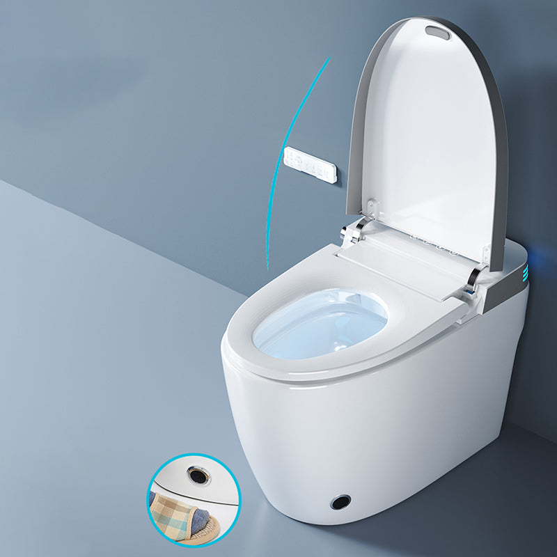 Elongated Smart Toilet White Floor Standing Bidet with Heated Seat Clearhalo 'Bathroom Remodel & Bathroom Fixtures' 'Bidets' 'Home Improvement' 'home_improvement' 'home_improvement_bidets' 'Toilets & Bidets' 7204619