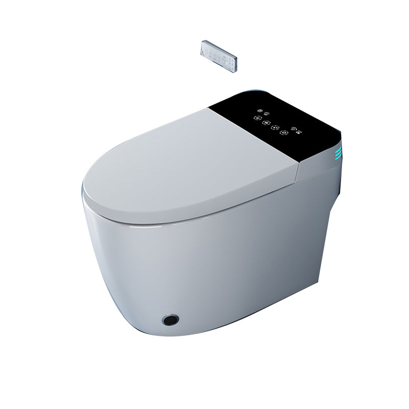 Elongated Smart Toilet White Floor Standing Bidet with Heated Seat Clearhalo 'Bathroom Remodel & Bathroom Fixtures' 'Bidets' 'Home Improvement' 'home_improvement' 'home_improvement_bidets' 'Toilets & Bidets' 7204624
