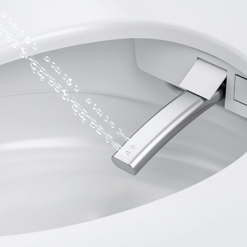 Elongated Smart Toilet White Floor Standing Bidet with Heated Seat Clearhalo 'Bathroom Remodel & Bathroom Fixtures' 'Bidets' 'Home Improvement' 'home_improvement' 'home_improvement_bidets' 'Toilets & Bidets' 7204628