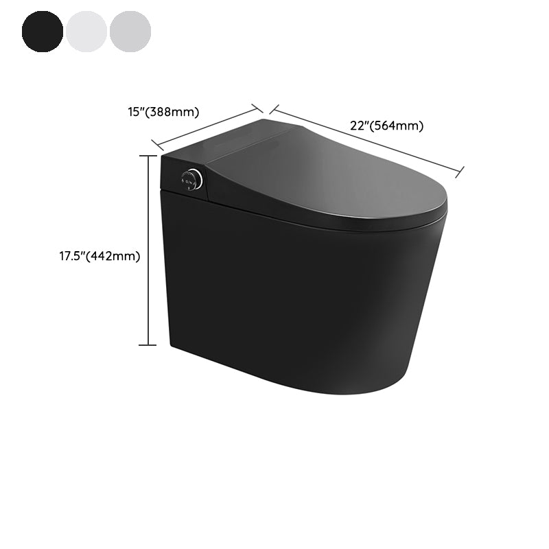 Elongated Wall Hung Toilet with Tank Smart Bidet with Heated Seat Clearhalo 'Bathroom Remodel & Bathroom Fixtures' 'Bidets' 'Home Improvement' 'home_improvement' 'home_improvement_bidets' 'Toilets & Bidets' 7204651