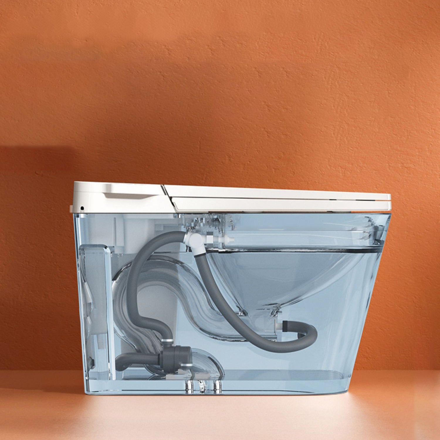 Elongated Floor Mount Bidet in White All-In-One Smart Bidet with Heated Seat Clearhalo 'Bathroom Remodel & Bathroom Fixtures' 'Bidets' 'Home Improvement' 'home_improvement' 'home_improvement_bidets' 'Toilets & Bidets' 7204655