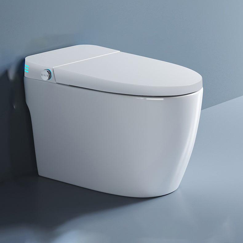 White Elongated Floor Mount Bidet All-In-One Smart Bidet with Heated Seat Clearhalo 'Bathroom Remodel & Bathroom Fixtures' 'Bidets' 'Home Improvement' 'home_improvement' 'home_improvement_bidets' 'Toilets & Bidets' 7204665