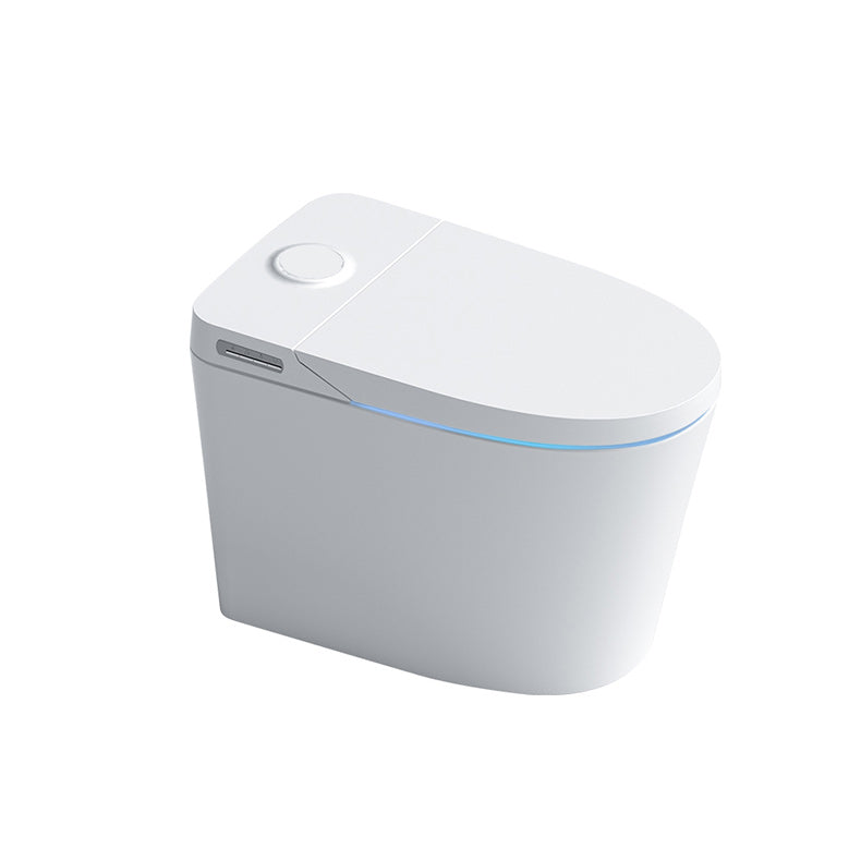 White Smart Toilet Elongated Floor Mount Bidet with Temperature Control Clearhalo 'Bathroom Remodel & Bathroom Fixtures' 'Bidets' 'Home Improvement' 'home_improvement' 'home_improvement_bidets' 'Toilets & Bidets' 7204671