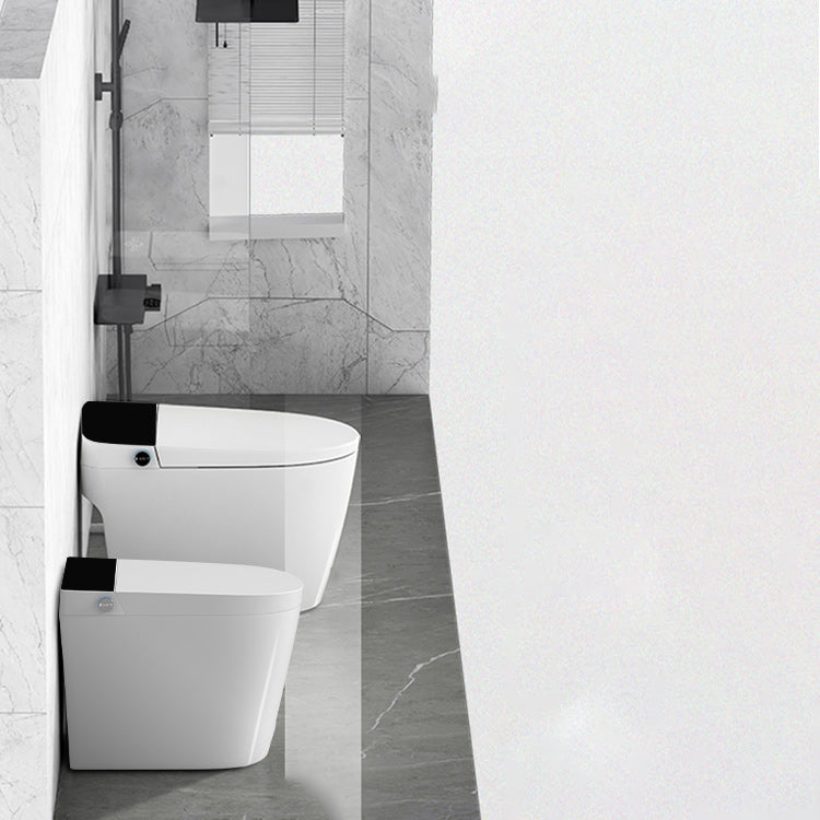 Modern Elongated Floor Mount Bidet Smart Bidet with Heated Seat Clearhalo 'Bathroom Remodel & Bathroom Fixtures' 'Bidets' 'Home Improvement' 'home_improvement' 'home_improvement_bidets' 'Toilets & Bidets' 7204673