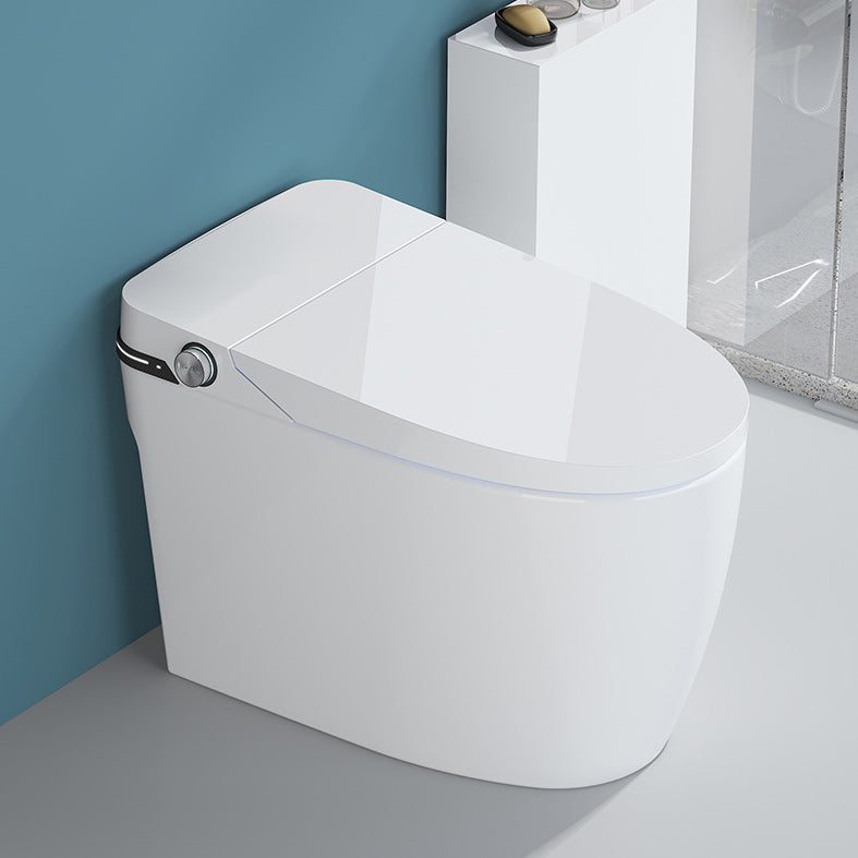 Elongated Floor Mount Bidet White Smart Bidet with Heated Seat Clearhalo 'Bathroom Remodel & Bathroom Fixtures' 'Bidets' 'Home Improvement' 'home_improvement' 'home_improvement_bidets' 'Toilets & Bidets' 7204681