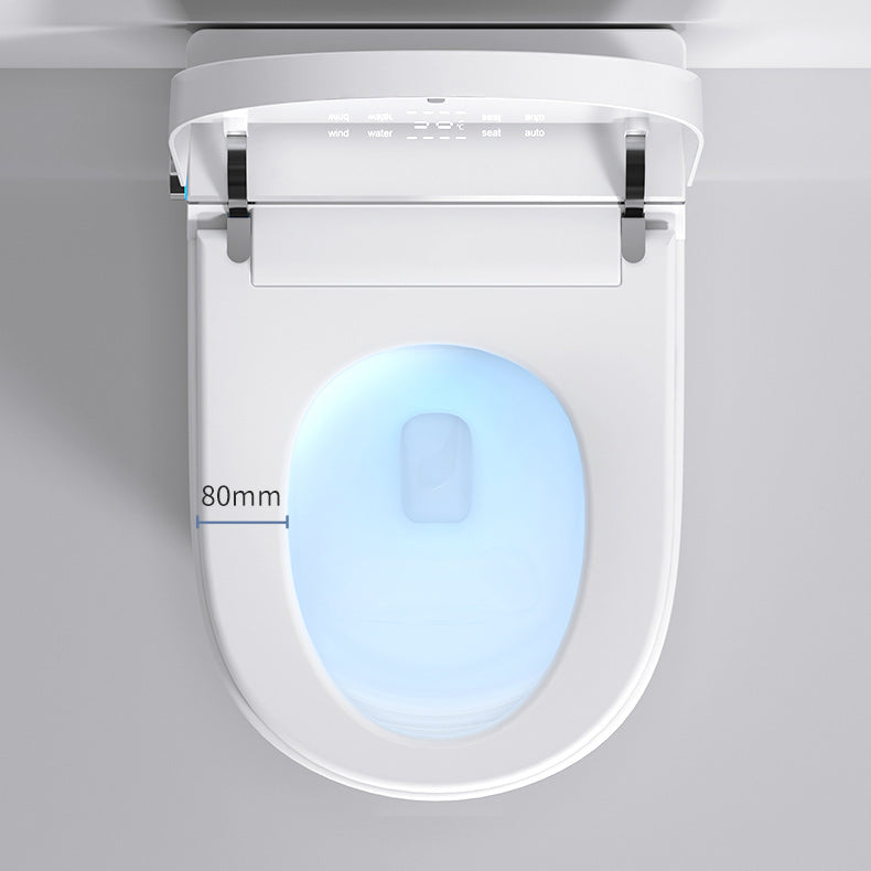 White Floor Standing Bidet Elongated Ceramic Floor Mount Bidet Clearhalo 'Bathroom Remodel & Bathroom Fixtures' 'Bidets' 'Home Improvement' 'home_improvement' 'home_improvement_bidets' 'Toilets & Bidets' 7204696