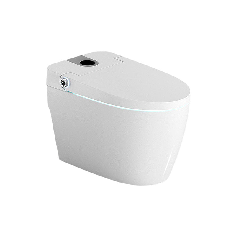 White Smart Toilet Elongated Floor Mount Bidet with Heated Seat Clearhalo 'Bathroom Remodel & Bathroom Fixtures' 'Bidets' 'Home Improvement' 'home_improvement' 'home_improvement_bidets' 'Toilets & Bidets' 7204703