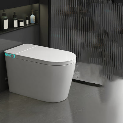 Electronic Toilet Seat Elongated Standing Bidet with Heated Seat Manual Flip Clearhalo 'Bathroom Remodel & Bathroom Fixtures' 'Bidets' 'Home Improvement' 'home_improvement' 'home_improvement_bidets' 'Toilets & Bidets' 7204731