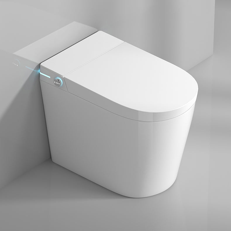 Contemporary Elongated Floor Mount Bidet White Smart Bidet with Bidet And Seat Clearhalo 'Bathroom Remodel & Bathroom Fixtures' 'Bidets' 'Home Improvement' 'home_improvement' 'home_improvement_bidets' 'Toilets & Bidets' 7204752