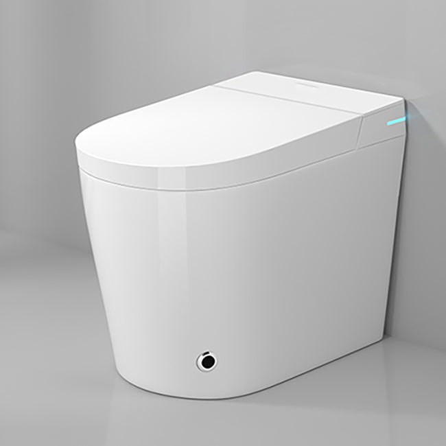 Contemporary Elongated Floor Mount Bidet White Smart Bidet with Bidet And Seat Clearhalo 'Bathroom Remodel & Bathroom Fixtures' 'Bidets' 'Home Improvement' 'home_improvement' 'home_improvement_bidets' 'Toilets & Bidets' 7204753