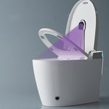 Elongated Floor Mount Bidet White Temperature Control Smart Bidet Clearhalo 'Bathroom Remodel & Bathroom Fixtures' 'Bidets' 'Home Improvement' 'home_improvement' 'home_improvement_bidets' 'Toilets & Bidets' 7204780