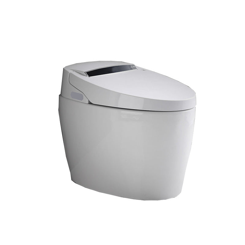 Elongated Floor Mount Bidet White Temperature Control Smart Bidet No Clearhalo 'Bathroom Remodel & Bathroom Fixtures' 'Bidets' 'Home Improvement' 'home_improvement' 'home_improvement_bidets' 'Toilets & Bidets' 7204781