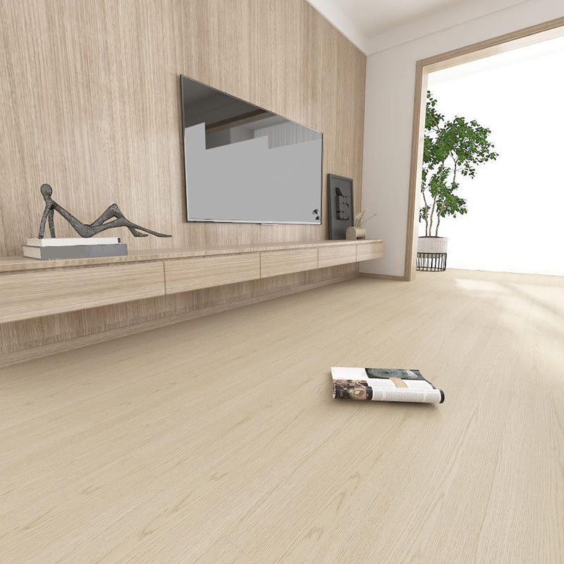 Beige Artificial Wood Laminate Plank Flooring Scratch Resistant Laminate Floor Clearhalo 'Flooring 'Home Improvement' 'home_improvement' 'home_improvement_laminate_flooring' 'Laminate Flooring' 'laminate_flooring' Walls and Ceiling' 7205547