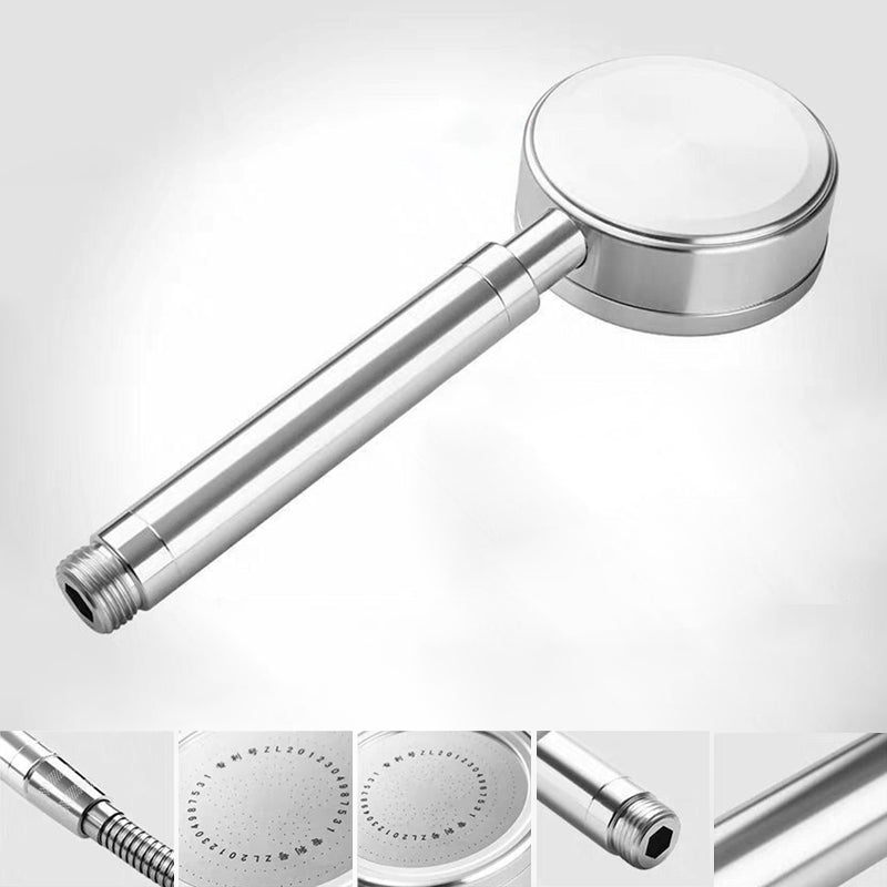 Metal Handheld Shower Head Modern Style Wall-mounted Shower Head Clearhalo 'Bathroom Remodel & Bathroom Fixtures' 'Home Improvement' 'home_improvement' 'home_improvement_shower_heads' 'Shower Heads' 'shower_heads' 'Showers & Bathtubs Plumbing' 'Showers & Bathtubs' 7205590