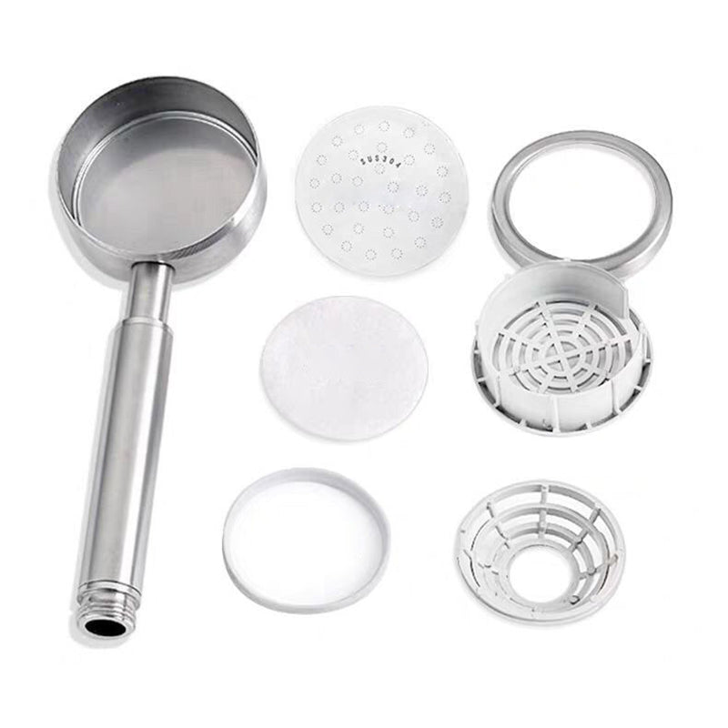 Metal Handheld Shower Head Modern Style Wall-mounted Shower Head Clearhalo 'Bathroom Remodel & Bathroom Fixtures' 'Home Improvement' 'home_improvement' 'home_improvement_shower_heads' 'Shower Heads' 'shower_heads' 'Showers & Bathtubs Plumbing' 'Showers & Bathtubs' 7205600