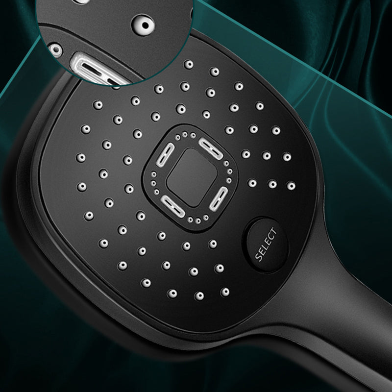 Plastic Handheld Shower Head Adjustable Water Flow Shower Head Clearhalo 'Bathroom Remodel & Bathroom Fixtures' 'Home Improvement' 'home_improvement' 'home_improvement_shower_heads' 'Shower Heads' 'shower_heads' 'Showers & Bathtubs Plumbing' 'Showers & Bathtubs' 7205615