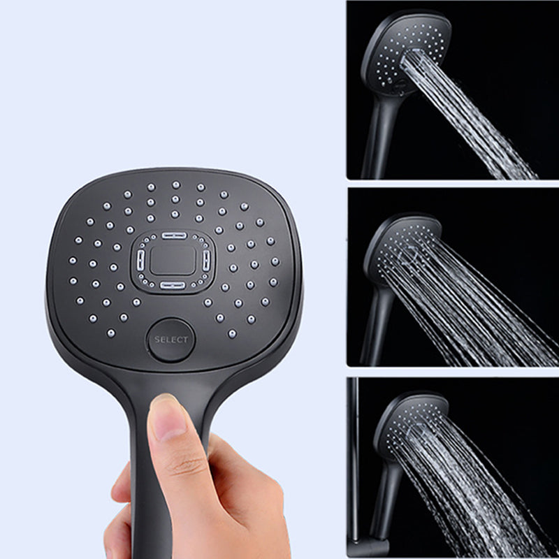 Plastic Handheld Shower Head Adjustable Water Flow Shower Head Clearhalo 'Bathroom Remodel & Bathroom Fixtures' 'Home Improvement' 'home_improvement' 'home_improvement_shower_heads' 'Shower Heads' 'shower_heads' 'Showers & Bathtubs Plumbing' 'Showers & Bathtubs' 7205620