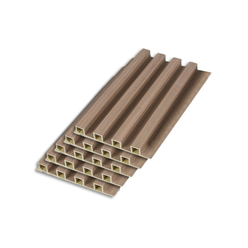 Shiplap Wood Wall Paneling Modern Indoor Waterproof Wall Paneling Walnut Clearhalo 'Flooring 'Home Improvement' 'home_improvement' 'home_improvement_wall_paneling' 'Wall Paneling' 'wall_paneling' 'Walls & Ceilings' Walls and Ceiling' 7205744