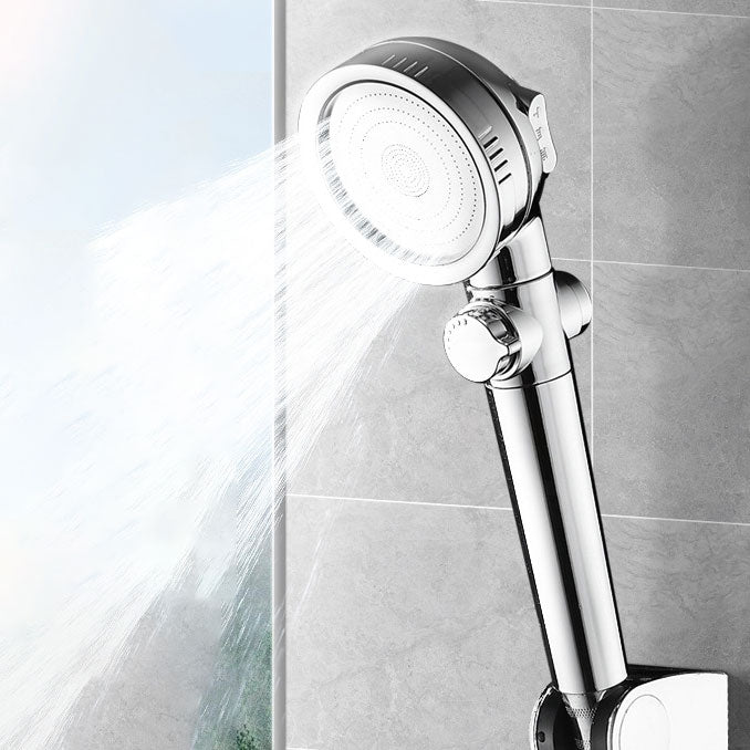Super Pressurized Shower Head 3 Sprays Adjustable Water Flow Round Shower Head Clearhalo 'Bathroom Remodel & Bathroom Fixtures' 'Home Improvement' 'home_improvement' 'home_improvement_shower_heads' 'Shower Heads' 'shower_heads' 'Showers & Bathtubs Plumbing' 'Showers & Bathtubs' 7205747