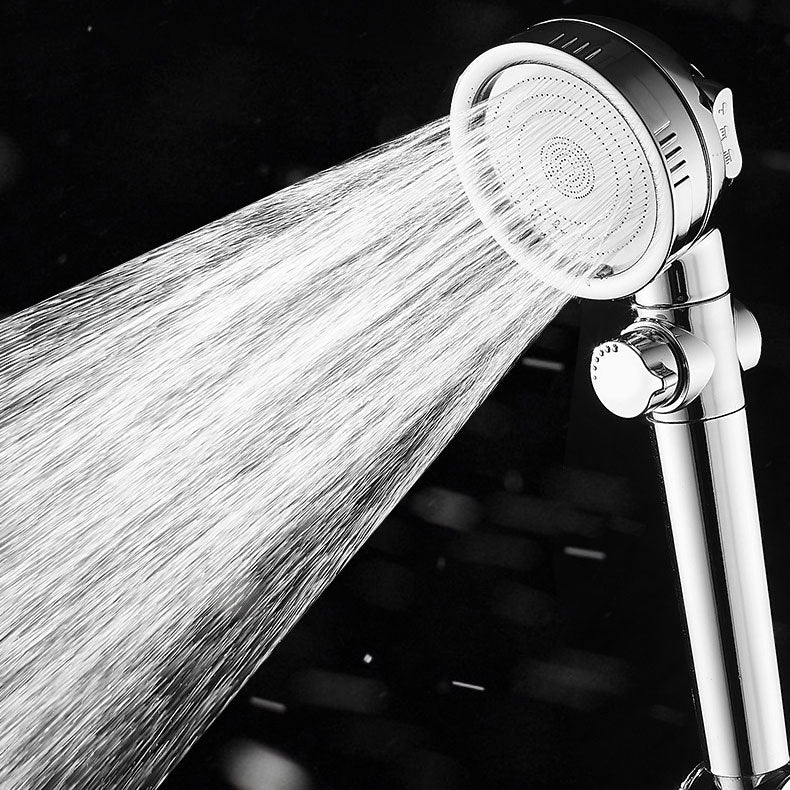 Super Pressurized Shower Head 3 Sprays Adjustable Water Flow Round Shower Head Clearhalo 'Bathroom Remodel & Bathroom Fixtures' 'Home Improvement' 'home_improvement' 'home_improvement_shower_heads' 'Shower Heads' 'shower_heads' 'Showers & Bathtubs Plumbing' 'Showers & Bathtubs' 7205756