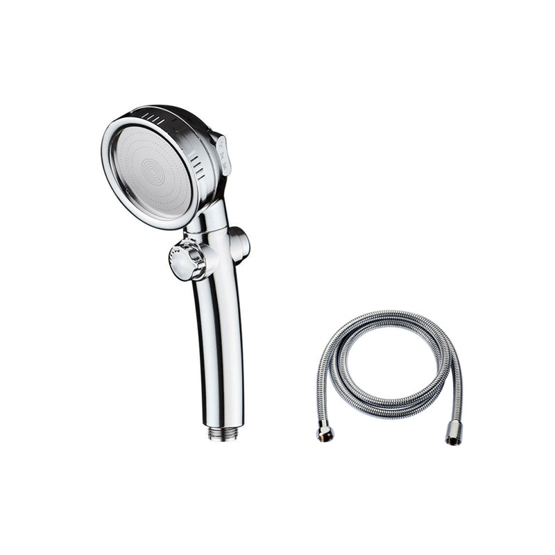 Super Pressurized Shower Head 3 Sprays Adjustable Water Flow Round Shower Head Matte Silver Shower Head with Hose Clearhalo 'Bathroom Remodel & Bathroom Fixtures' 'Home Improvement' 'home_improvement' 'home_improvement_shower_heads' 'Shower Heads' 'shower_heads' 'Showers & Bathtubs Plumbing' 'Showers & Bathtubs' 7205764